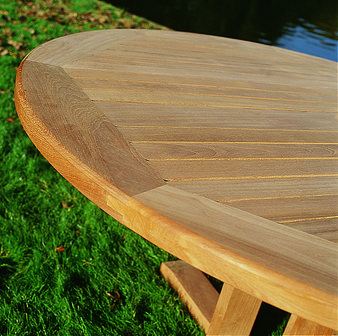 Teak &amp; Garden Warwick Tuintafel &Oslash; 100 cm