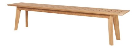  Traditional Teak LUNA backless bench 202 cm