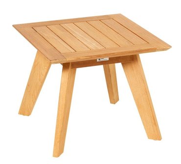 Traditional Teak LUNA side table 50 x 50 cm