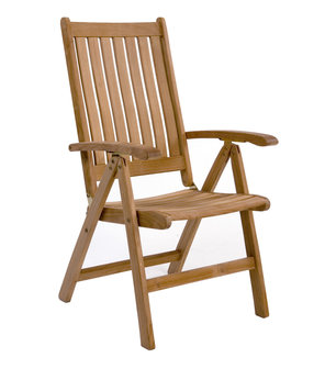 Teak &amp; Garden Big Ben Recliner (stainless steel fittings)