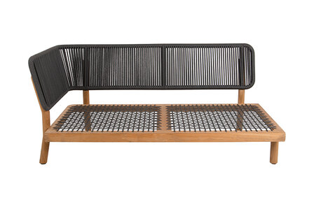 Traditional Teak MARCELLA Lounge Modular Bench (Right)