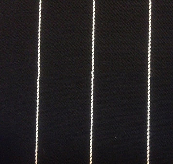 Cushion Stripe Dralon Black 