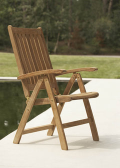 Teak &amp; Garden Big Ben Recliner (stainless steel fittings)