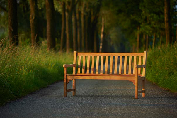 Traditional Teak ANNA bench 120 cm