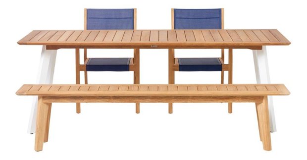  Traditional Teak LUNA backless bench 202 cm