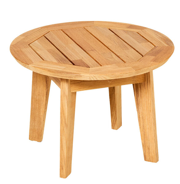 Traditional Teak DIANA MOSAIC coffee table &Oslash; 50 cm (teak)