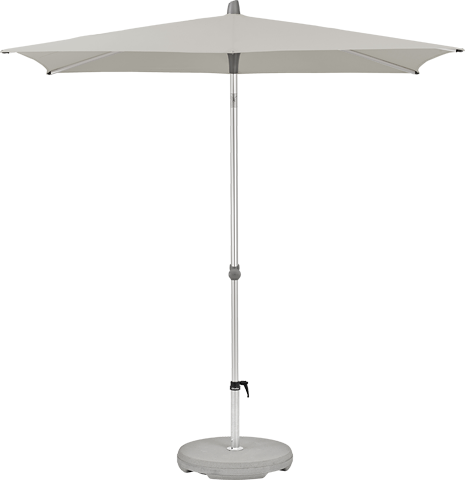 Glatz Alu-smart Easy Parasol 250 x 200 cm (151 Ash)