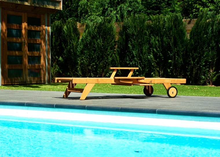Traditional Teak LEAH lounger