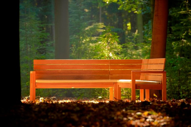 Teak MAXIMA corner piece 