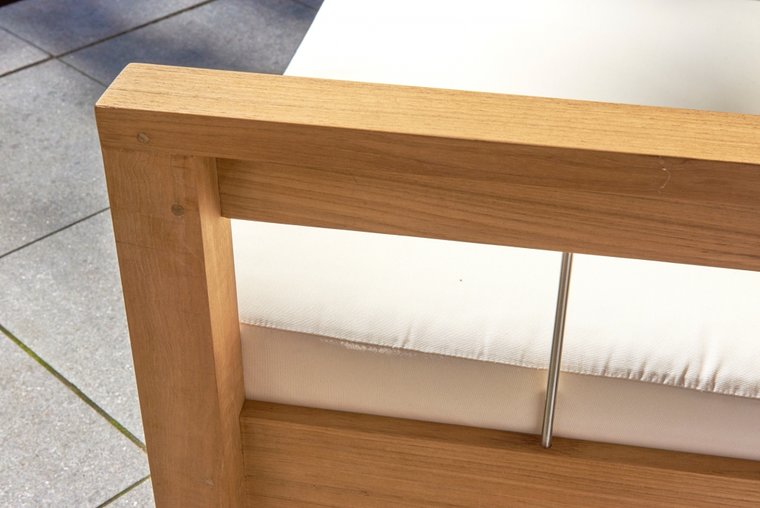 Traditional Teak MAXIMA lounge chair 