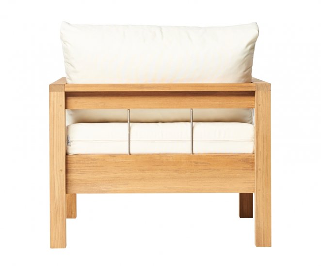 Traditional Teak MAXIMA lounge chair 