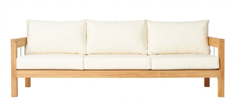 Traditional Teak MAXIMA loung bench 3-seater 