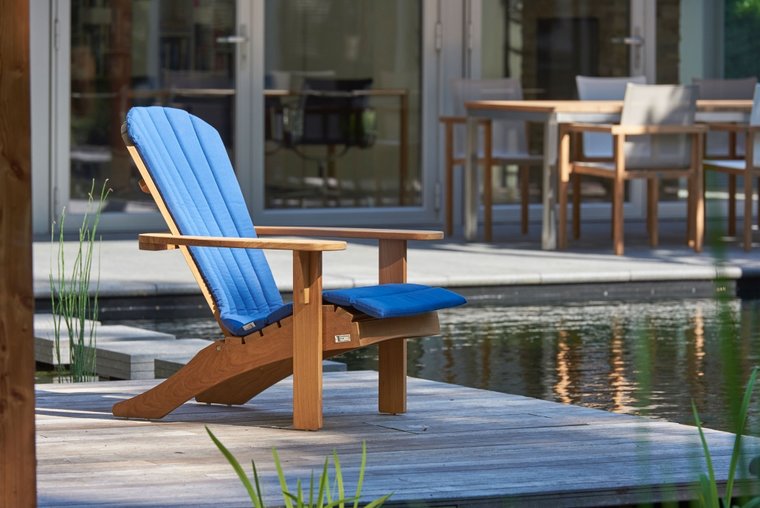 Traditional Teak SIENNA MOSA&Iuml;C beachchair