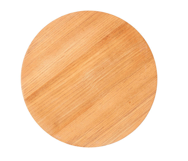 Traditional Teak MANON Side Table &Oslash; 35 cm