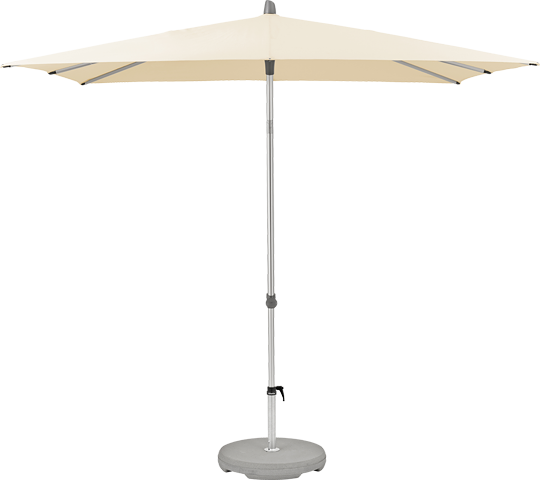 Glatz Alu-smart Easy Parasol 200 x 200 cm (150 Eggshell) 