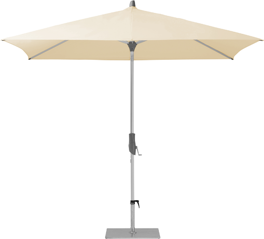 Glatz Alu-twist Easy Parasol 210 x 150 cm (150 Eggshell) 