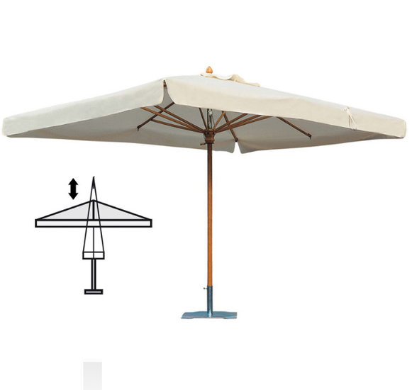 Scolaro Palladio Telescopic Parasol 400 x 400 cm