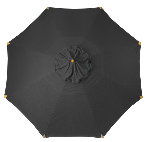 Umbrella cloth Cortina black