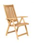 Traditional Teak ALEXIA recliner 